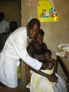 Gezondheidswerker in Macouda