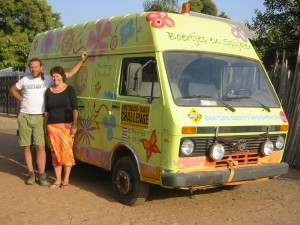 Alice Spijker en Sander Boertjes reden voor onze stichting