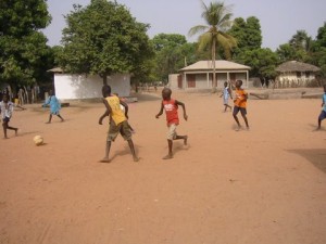 Een bekend beeld in Darsilami en in vele andere dorpen