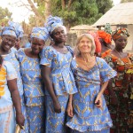 Willemien op een feest in Darsilami