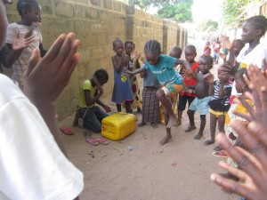 Dansende kinderen