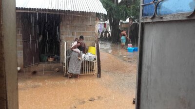 Koken en wassen in de regentijd